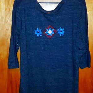 Gray 2× Dress t shirt